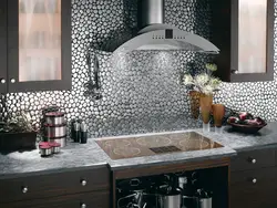 Mirror mosaic kitchen photo