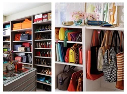 Wardrobe for bags photo