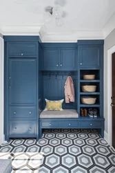 Gray Blue Hallway Photo