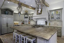 Country Kitchen Countertop Photo
