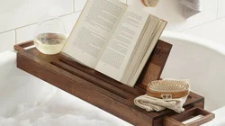 Bath made of books photo