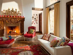 Turkish living room interiors photo