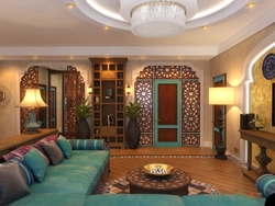 Turkish living room interiors photo