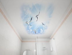 Clouds In The Bathroom Photo