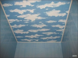 Clouds in the bathroom photo