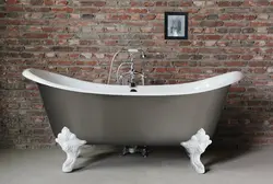 Cast iron bathtub photo