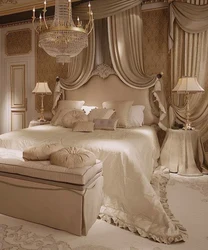 Photo of a rich bedroom