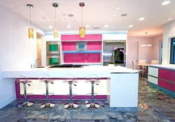 Photo of neon kitchen