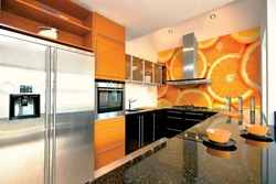 Photo Of Orange Kitchen