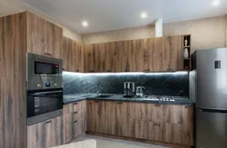 Laminated kitchen photo