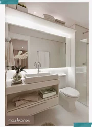 Bath design with two mirrors