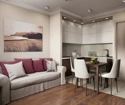 Design Kitchen Studio With Sofa