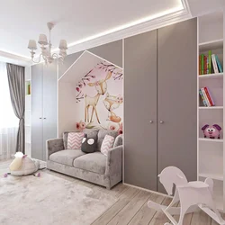 Детская спальня с диваном дизайн