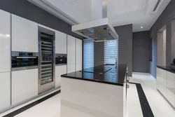High-tech small kitchen design