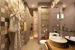 Design Of Two Bathrooms In One Apartment