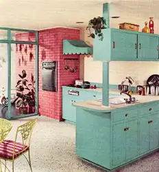 Kitchen in pin up style