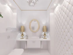 Bathroom Design White Marble With Gold