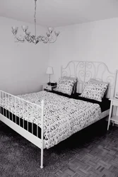 Дызайн Спальні З Белым Ложкам Металічнай