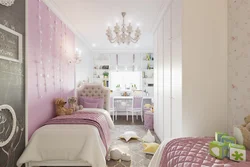 Bedroom 14 sq m design children's