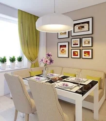 Living Room Kitchen Design With Sofa And Table