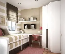 Bedroom 11 sq m design for a teenager