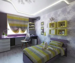 Спальня 11 кв м дизайн для подростка