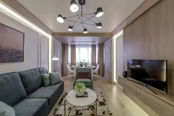 Дизайн гостиной с эркером 18 кв м