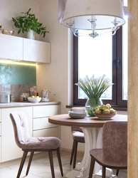 Кухонный Стол Для Маленькой Кухни Круглый Современного Дизайна