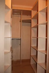 Closet storage room in the apartment photo