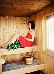 Sauna on the balcony in the apartment photo