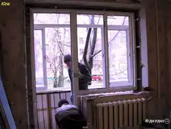 Photo Of Windows In An Apartment In Khrushchev