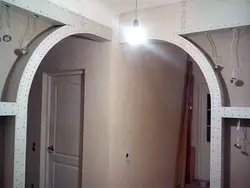 How to make an arch with your own hands in an apartment photo