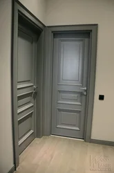 Оливковые двери в интерьере квартиры