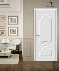 Classic doors in the interior of an apartment