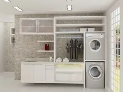 Laundry room in apartment design room