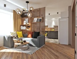 Apartment design 56 sq m 2 rooms