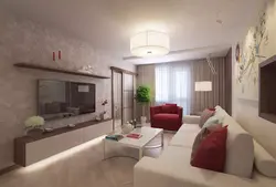 Apartment design 54 sq m 2 rooms