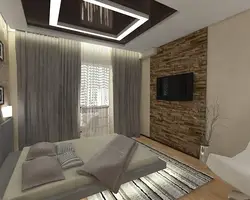 Apartment design 52 sq m 2 rooms