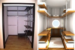 Дизайн кладовки в хрущевке в двухкомнатной квартире