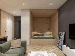 Дизайн однокомнатной квартиры 38 кв м с нишей
