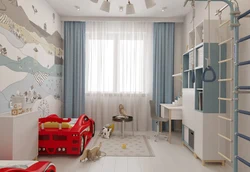 Дизайн квартиры двухкомнатной с детской комнатой