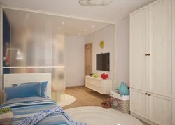 Дизайн квартиры двухкомнатной с детской комнатой