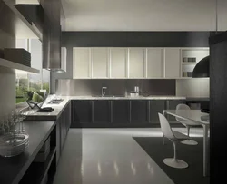 Plain kitchen design