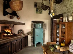 Old house kitchen interior