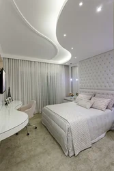 White ceiling design for bedroom