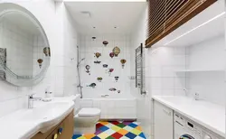 Дизайн белой ванной комнаты 4