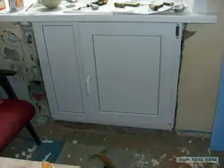 Winter refrigerator design in the kitchen