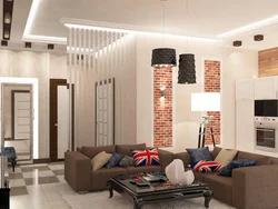 Design Of Hallway Living Room Kitchen Bedroom