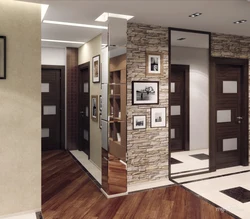 Design Of Hallway Living Room Kitchen Bedroom