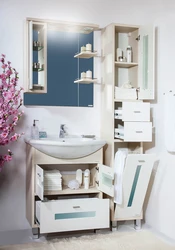 Bathroom cabinet design with mirror